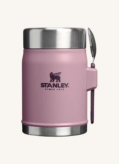 Stanley 1913 - Efsanevi kaşıklı/çatallı termos yemek kabı 0,4 L | Mauve