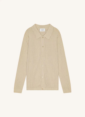 NN.07 - Troels File Polo-Shirt 6561 | Ecru