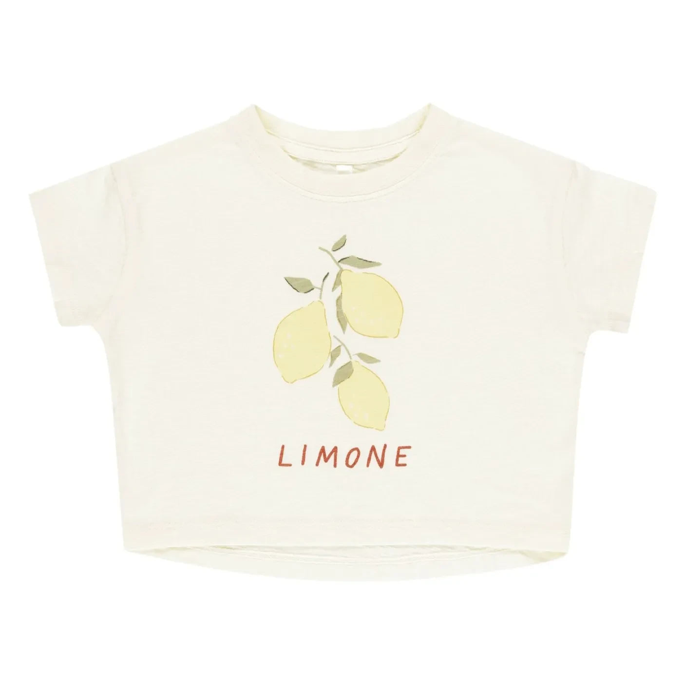Rylee + Cru - Zitronen T-Shirt | Elfenbein