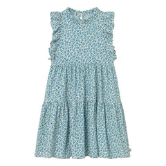 Cozmo - Perla Leopardenkleid | Türkis