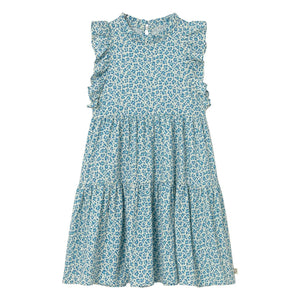 Cozmo - Perla Leopardenkleid | Türkis