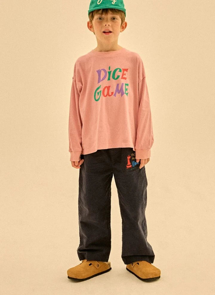 Jelly Mallow - Check Mate Samt-Hose | Dunkelblau