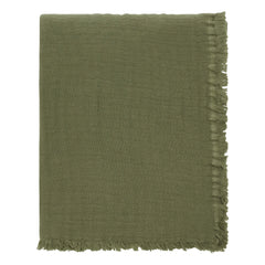 Haomy - Vanly Baumwoll-Musselin-Decke | Khaki