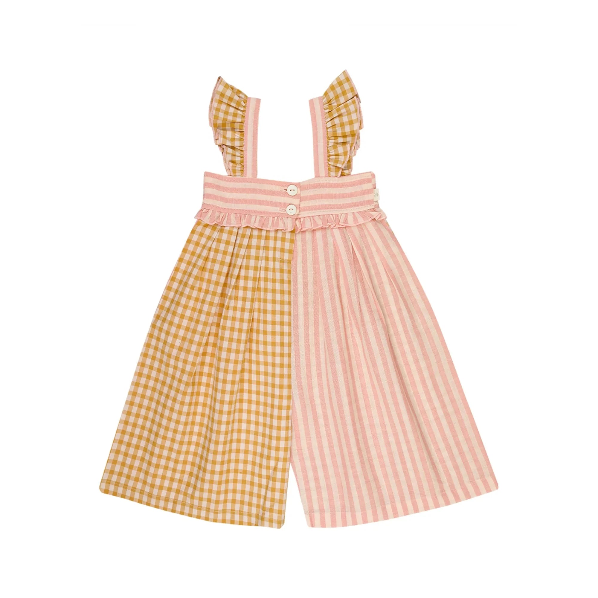 Lilinoa – Romy Patchwork-Overall | Puder