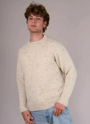 Origin Knitwear - Raglan Dicke Wollpullover | Ecru