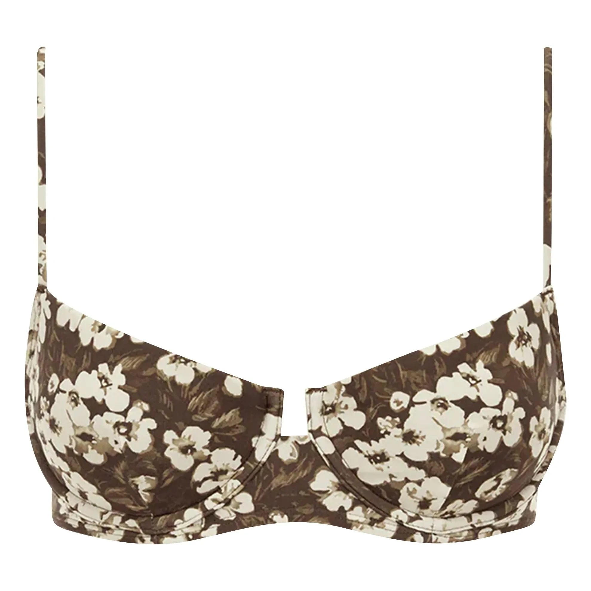 Peony - Balconnet Bikini-Oberteil | Braun