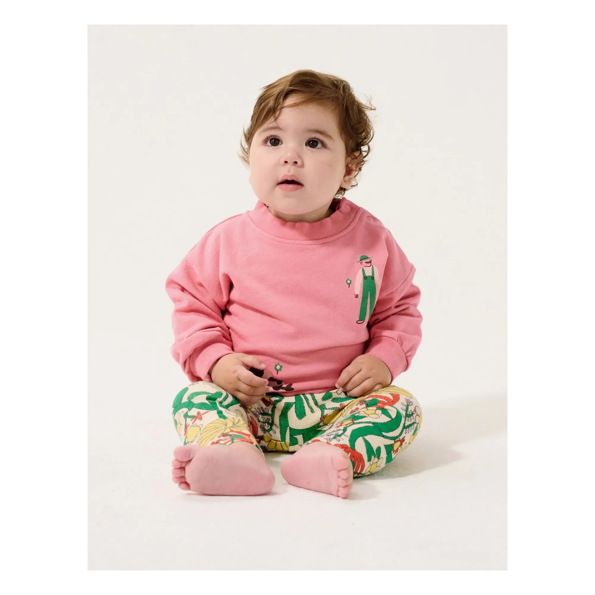 Bobo Choses - Baby Leggings aus Bio-Baumwolle | Ecru