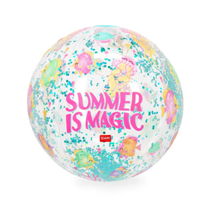 Legami - Summer is Sihir aufblasbarer Strandball - Glitzer Strandball