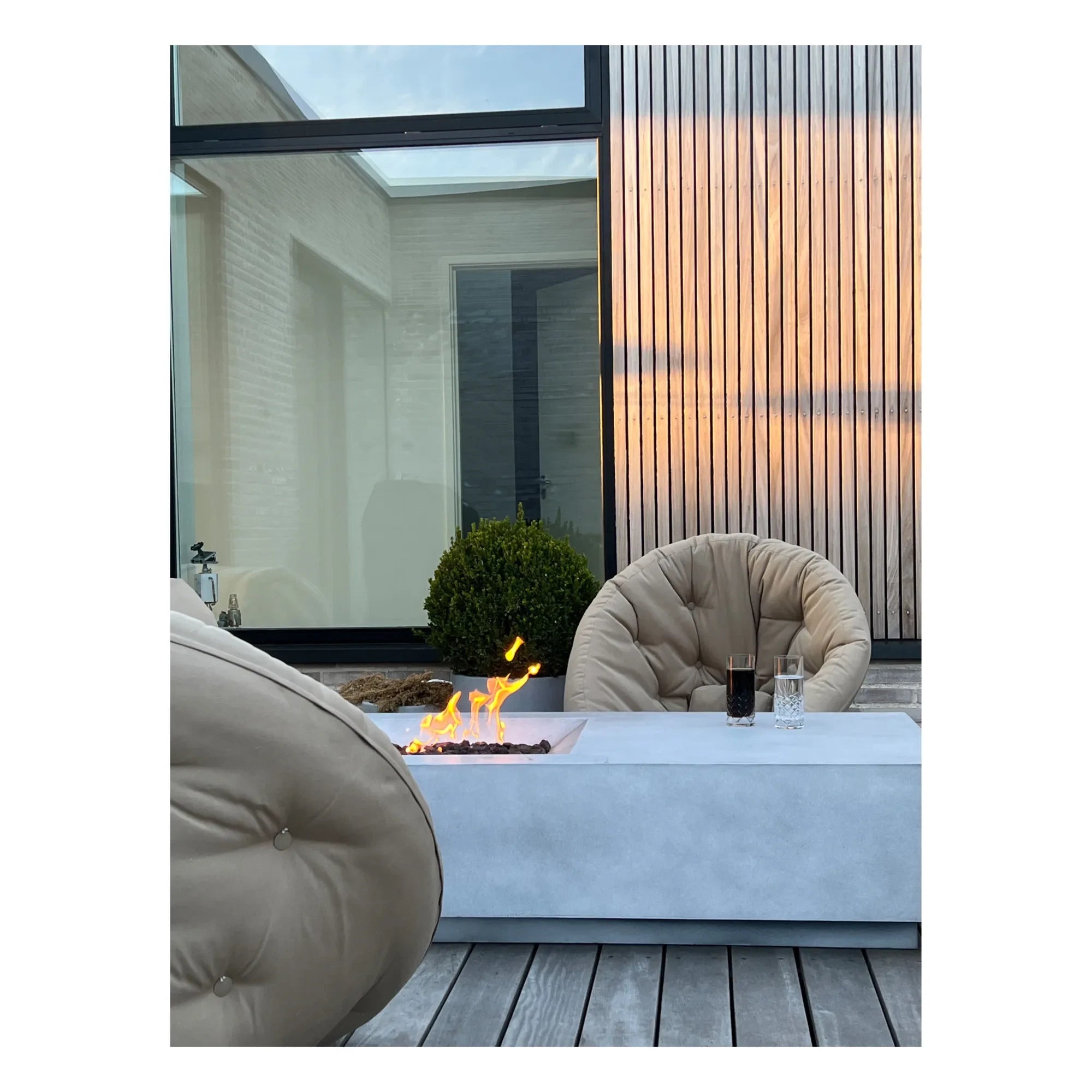 Karup Design - Outdoor Pouf-Sessel | Beige