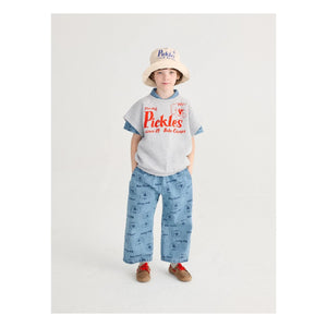 Bobo Choses - The Dog Pickles Ärmelloses Sweatshirt aus Bio-Baumwolle | Graumeliert