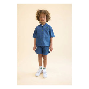 Flöss - Victor Denim Shorts | Blau