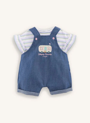Corolle - "Kleiner Entdecker" Overall und T-Shirt | Denim
