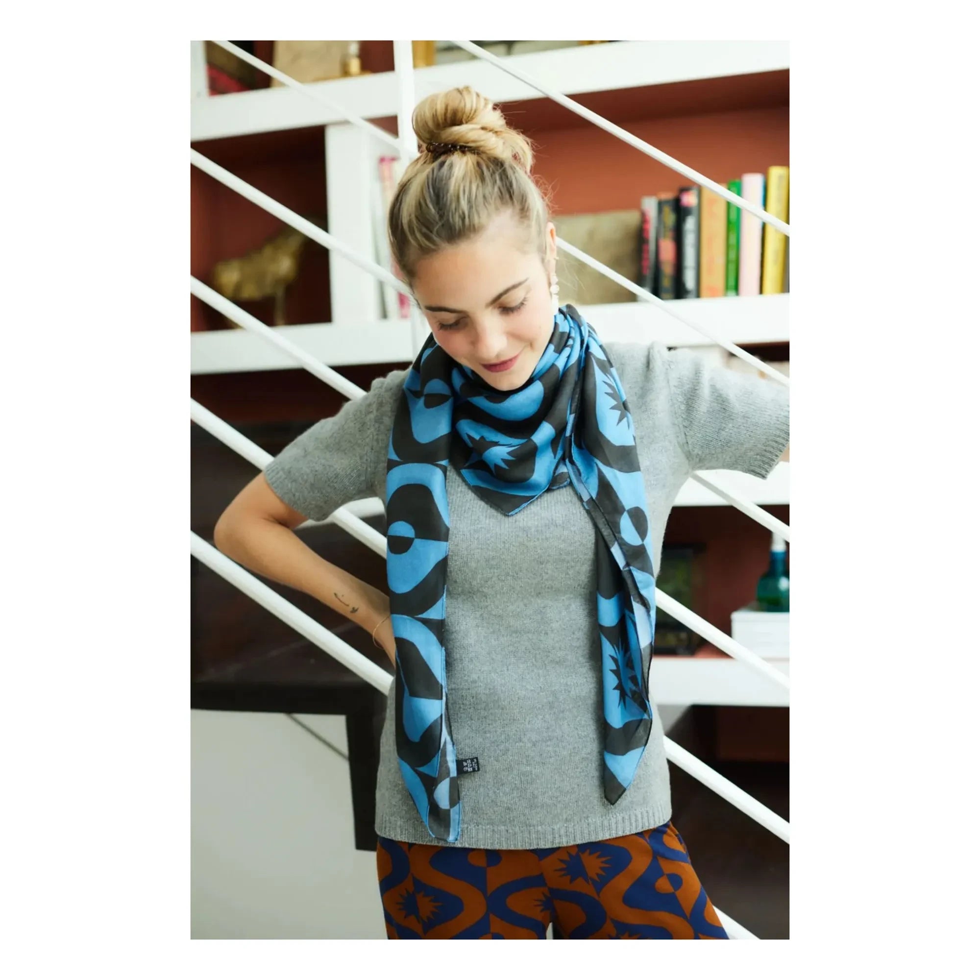 Paloma Collection - Alma Full Moon Schal | Blau