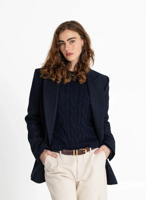 Smallable Woman - Camille Wolle Jacke | Dunkelblau