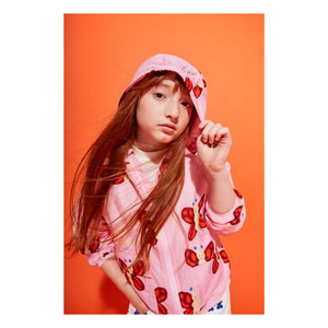 Wynken - Schmetterlings-Regenjacke | Pink