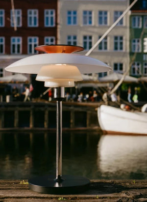 Louis Poulsen - PH 80 Tischlampe, Louis Poulsen | Chrom