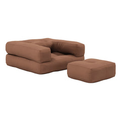 Karup Design - Kinder Würfel Sitzsack | Braun