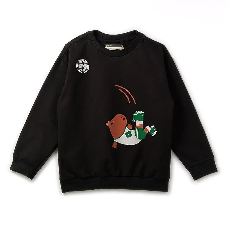 Fabula - Capibara-Pullover mit Füßchen | Schwarz