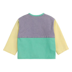 Bobo Choses - Jacke aus recycelten Fasern mit Farbblock | Lavendel