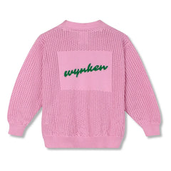 Wynken – Strickjacke aus Bio-Baumwolle | Rosa