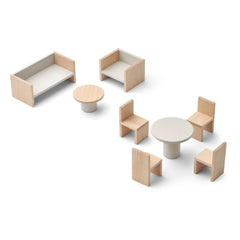 Liewood - Doll Evi Oturma Odası Mobilya Seti | Kum