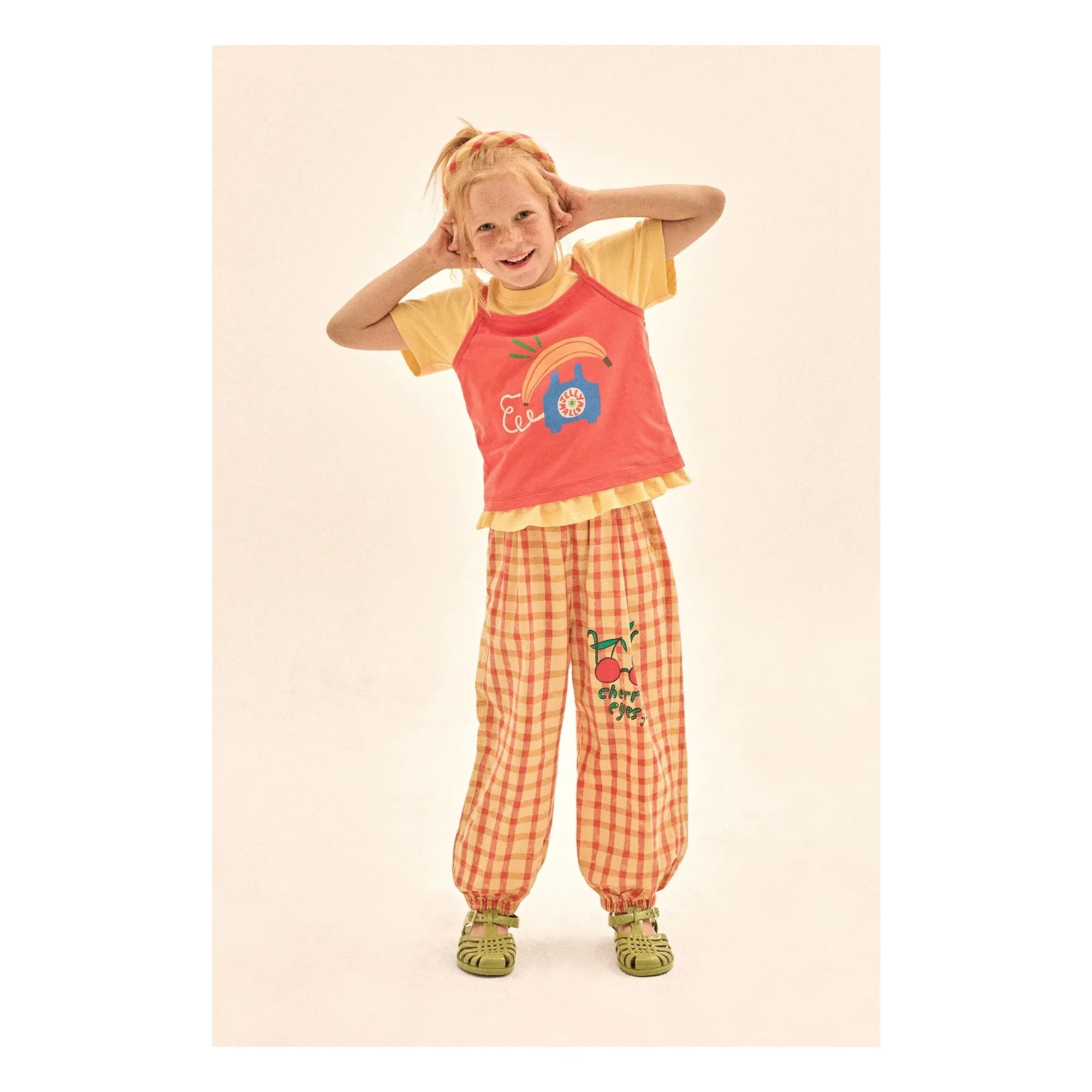 Jelly Mallow - 2 in 1 Abnehmbares Tank Top Banane T-Shirt | Gelb