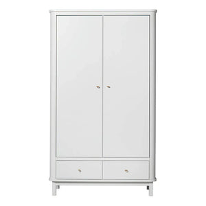 Oliver Furniture - 2 Kapılı Huş Gardırop | Beyaz