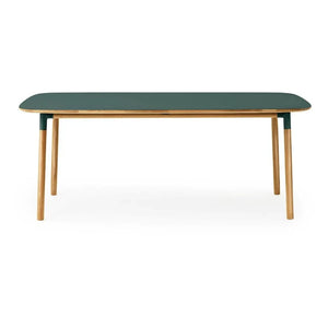 Normann Copenhagen - Form Esstisch Rechteckig 95x200cm | Grün