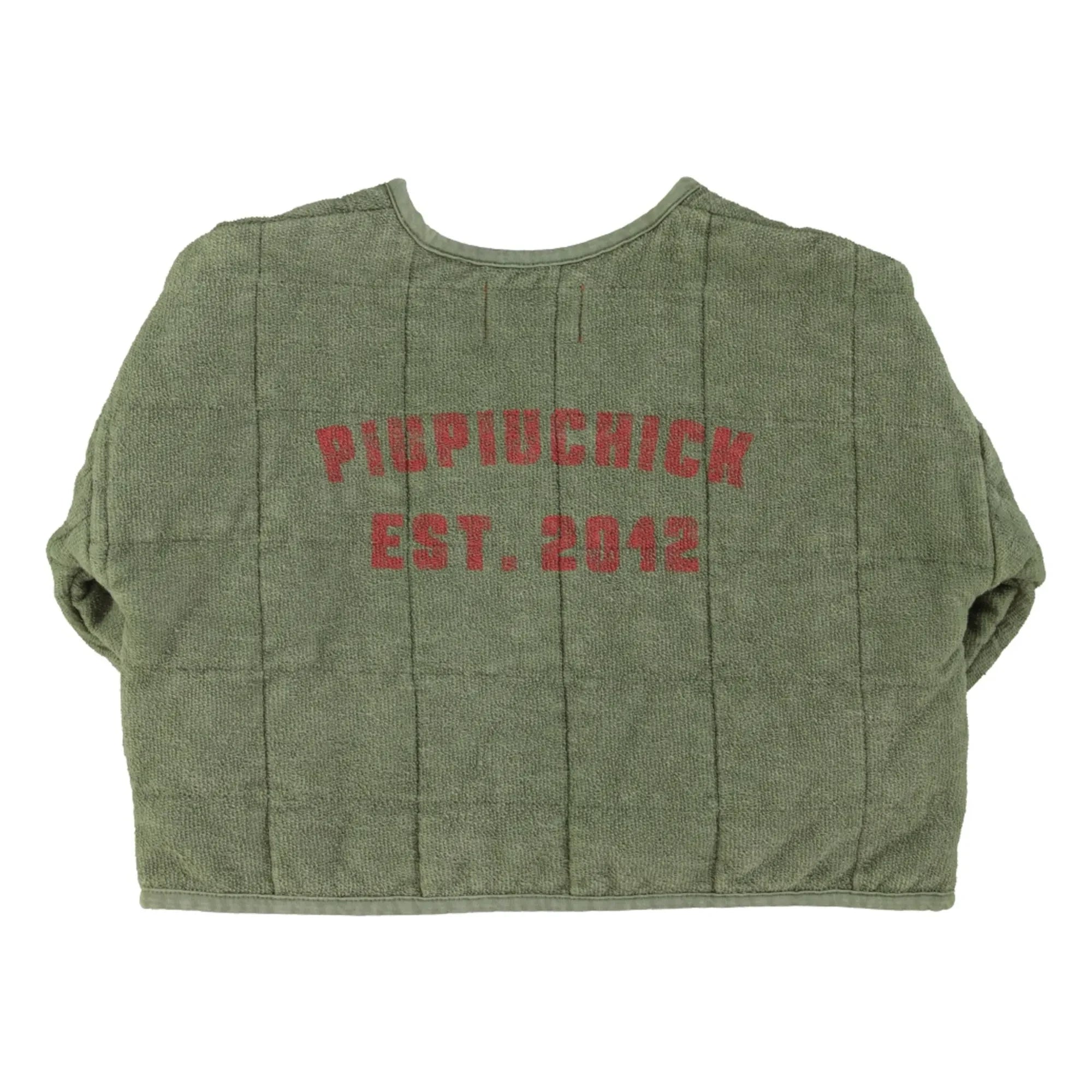 Piupiuchick - Piupiuchick Est 2042 Bio-Baumwoll-Steppjacke | Dunkelgrün