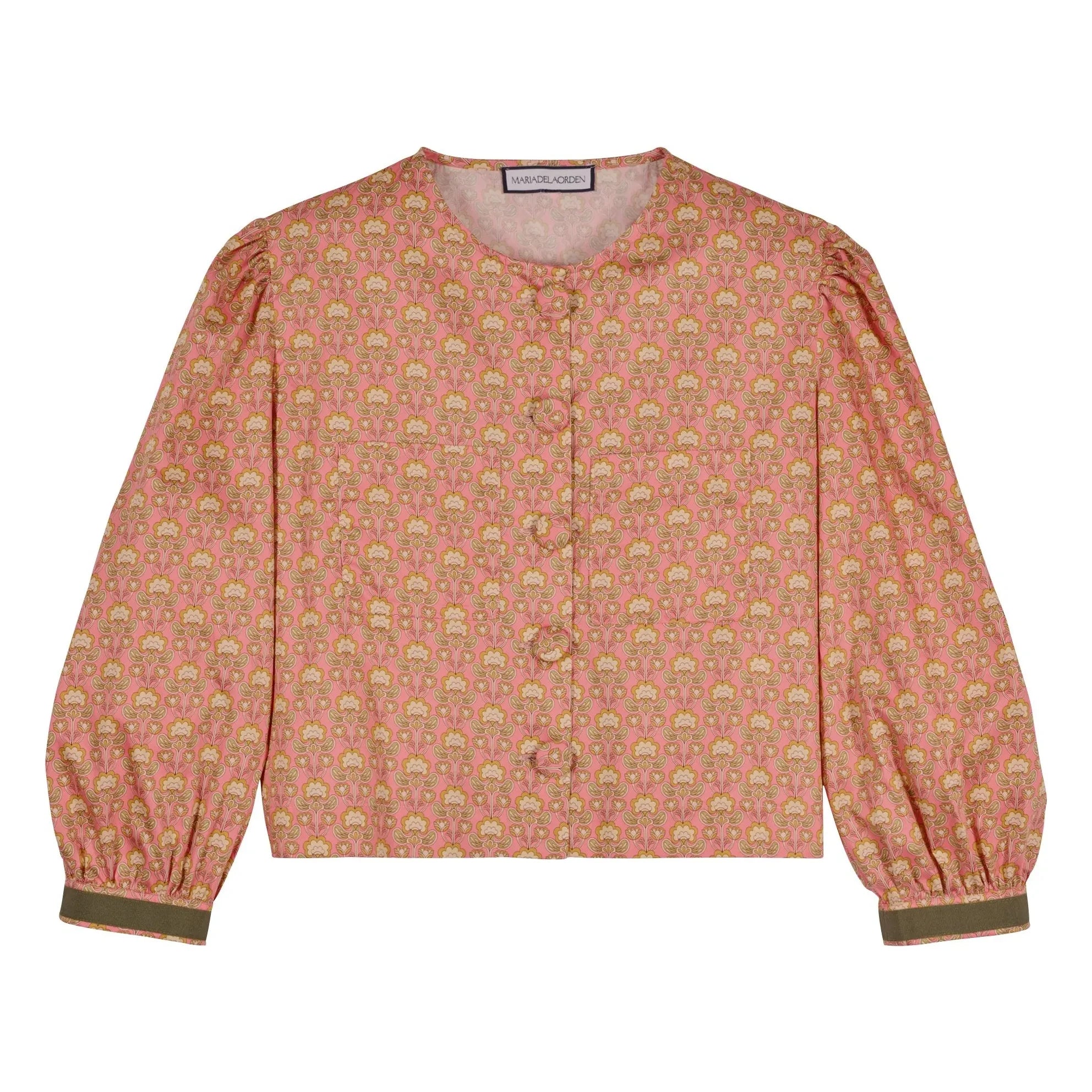 Maria de la Orden - Bristol Cotton Bluz | Şeftali