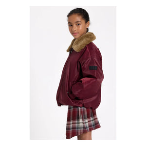 Finger in the nose - Aria Bomberjacke | Aubergine