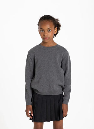 Smallable Kid - Cagnaby Organische Baumwolle Pullover | Grau Melange
