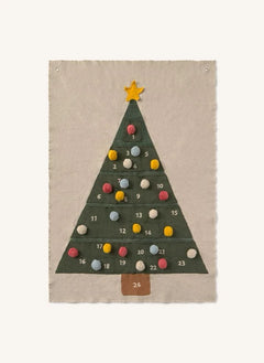 Lorena Canals - Weihnachtsbaum Adventskalender | Dunkelgrün
