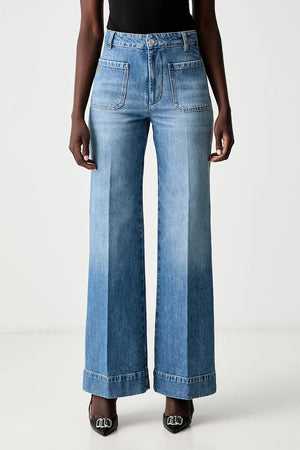 Victoria Beckham wide leg Alina jeans