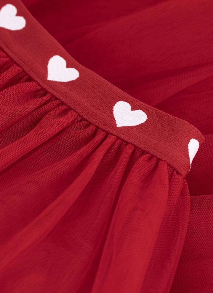 Petit Bateau - Roter Tüllrock