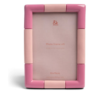 &Klevering - Fotorahmen Rift | Zuckerrosa