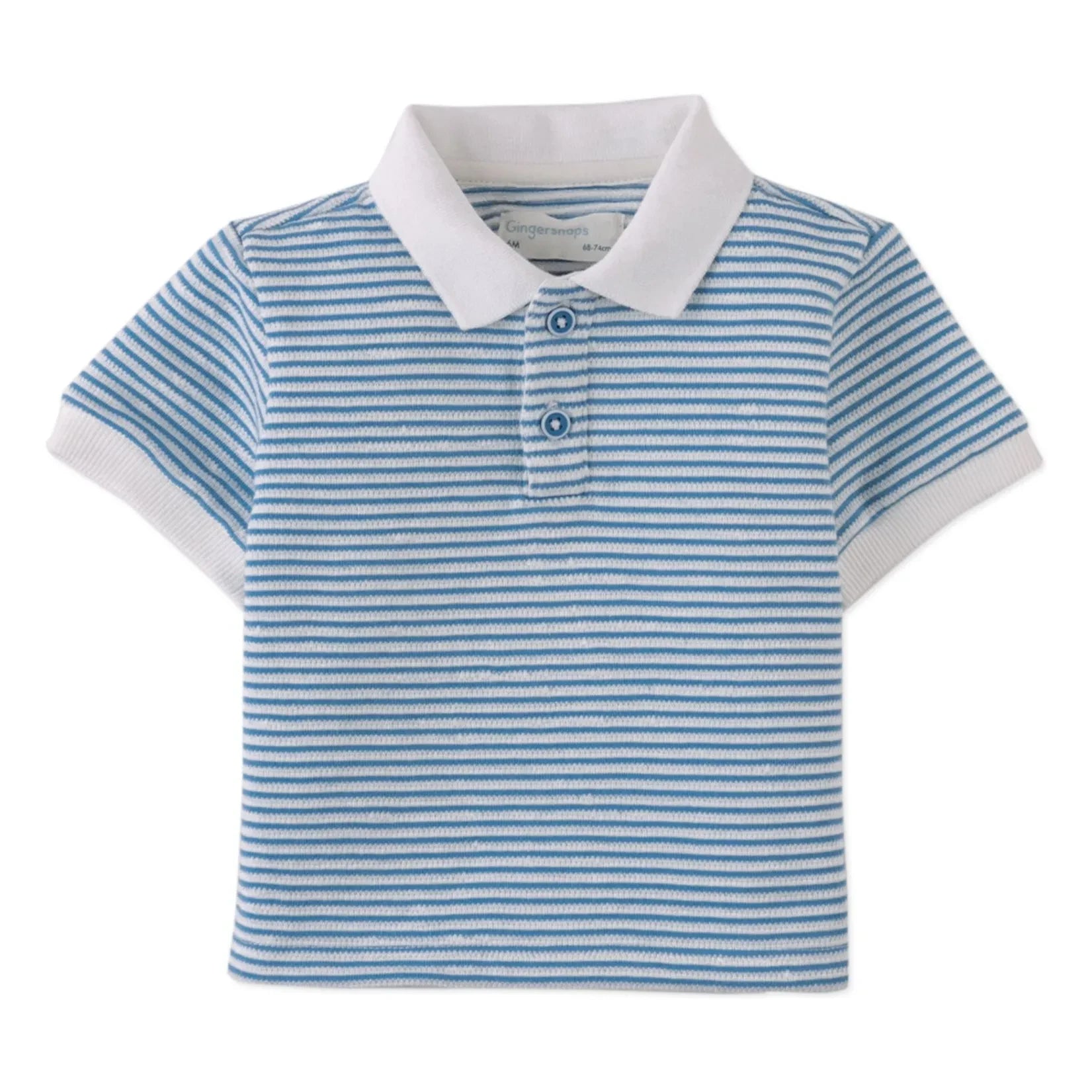 Gingersnaps - Kirk gestreiftes Poloshirt | Blau