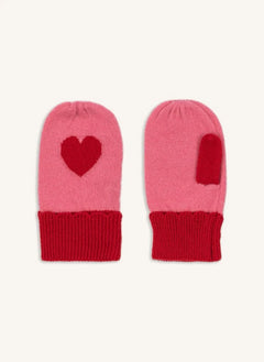 Konges Sløjd - Collette Fingerlose Wollhandschuhe | Rosa