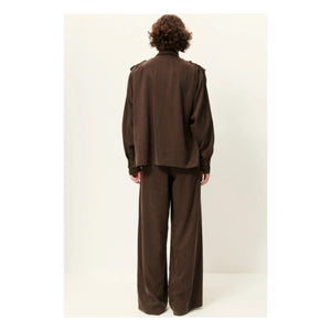 Sessùn - Gestreifte Rim C Hose | Braun