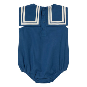 Tinycottons - Leinen-Overall | Marineblau