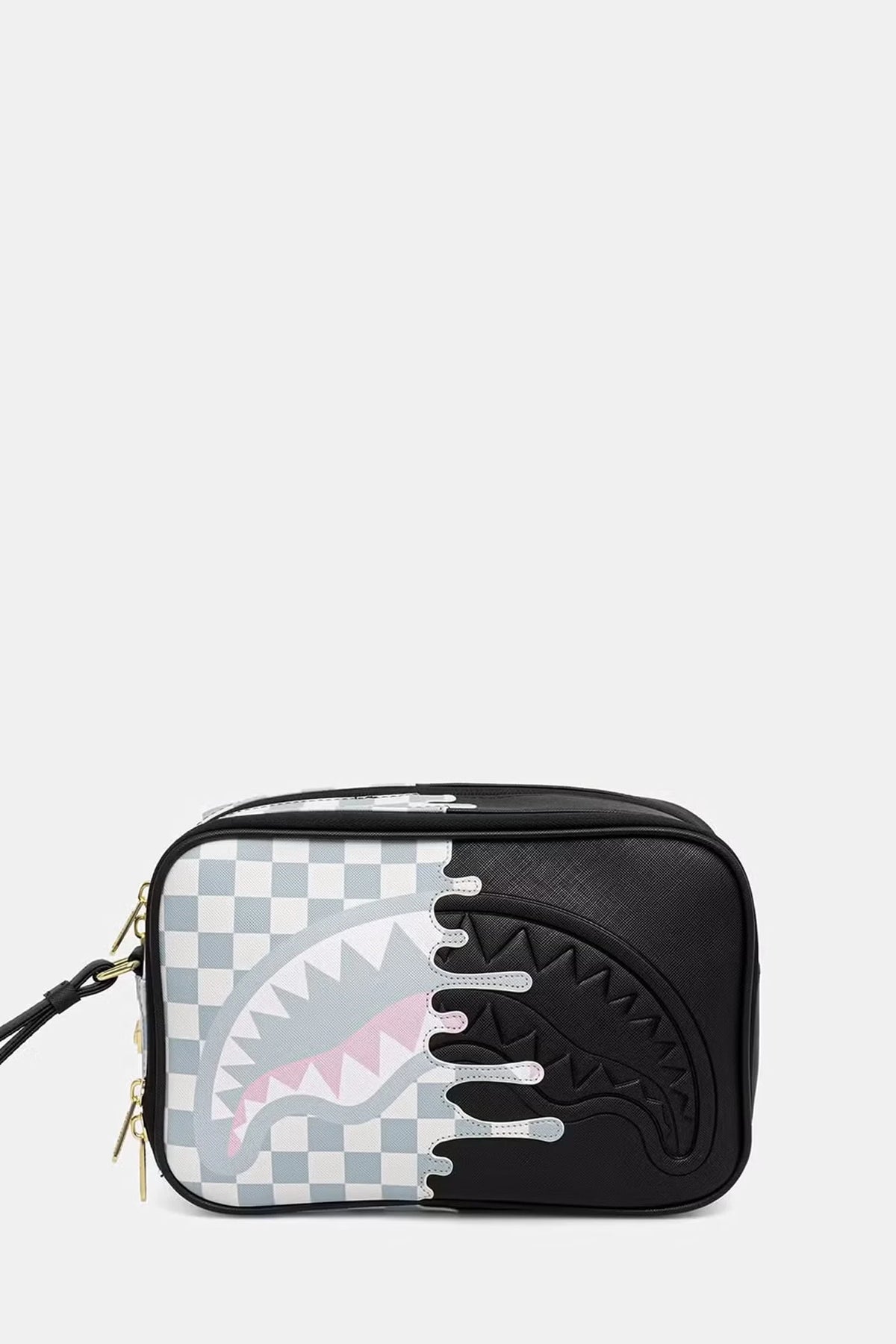 Sprayground - Weiße Kunstleder Kosmetiktasche 910B8918NSZ