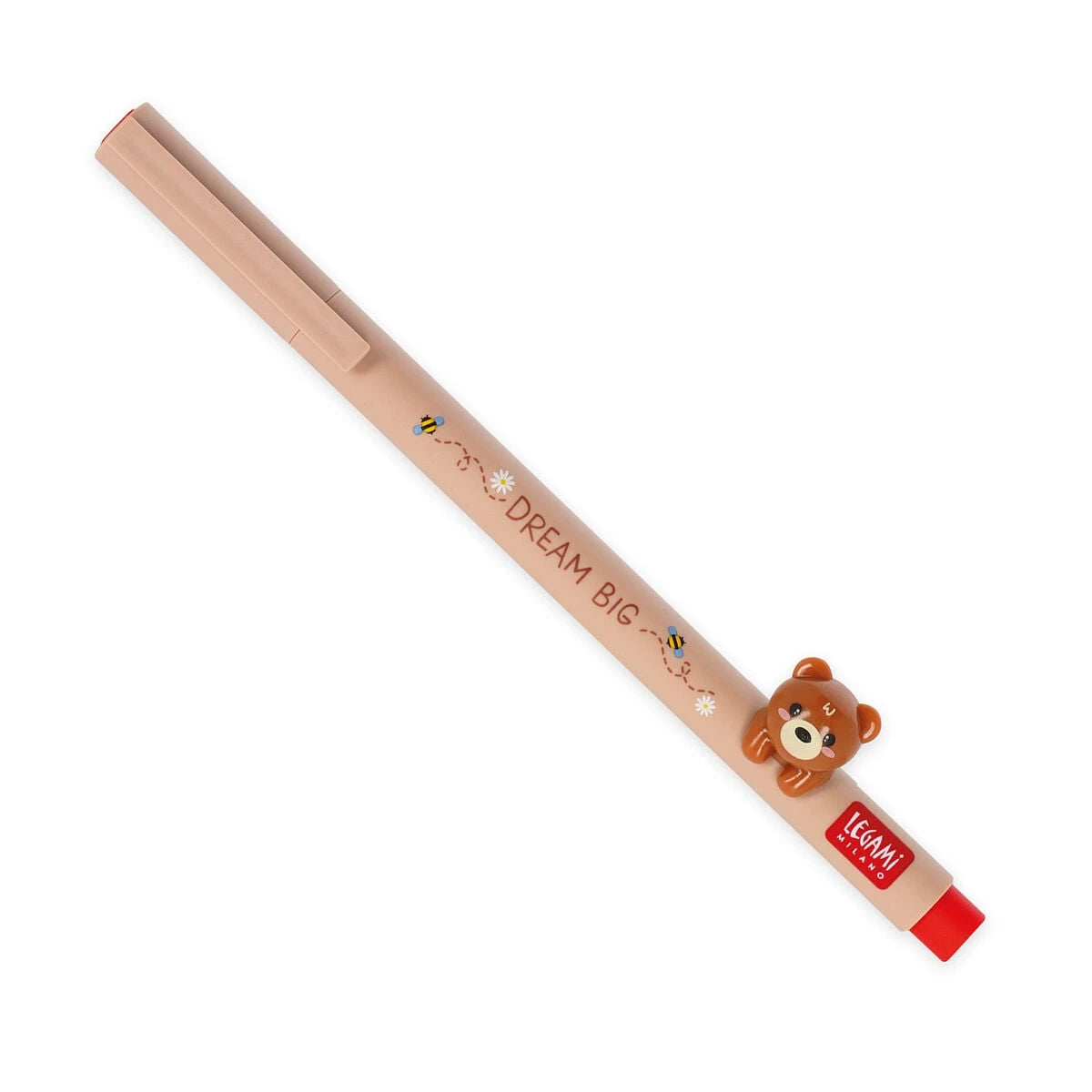 Legami - Gelstift mit "Dream Big" Bärchen-Anhänger - Niedliche Freunde