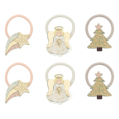 Mimi & Lula - 6er-Set Mini-Engel-Haarspangen | Gold
