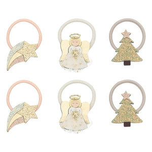 Mimi & Lula - 6er-Set Mini-Engel-Haarspangen | Gold