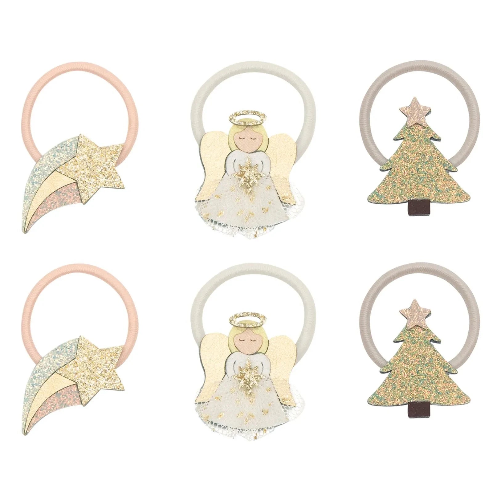Mimi & Lula - 6er-Set Mini-Engel-Haarspangen | Gold