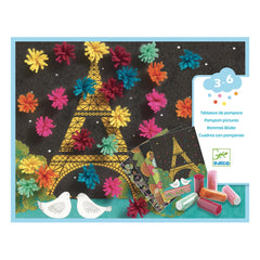 Djeco - Pompon-Explosion Collage-Set