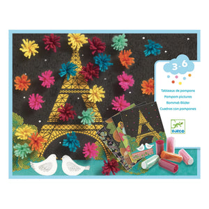 Djeco - Pompon-Explosion Collage-Set