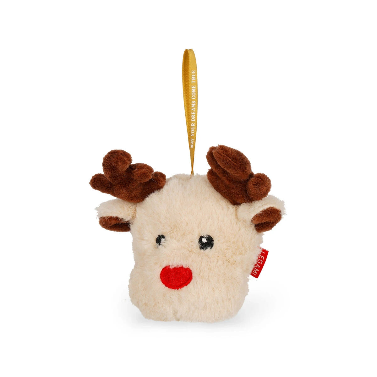 Legami - Rentier Plüschspielzeug Weihnachtsbaumdekoration - Oh-Oh-Ohrnament