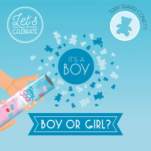 Legami - Gender Açılan Confetti Popper - Erkek or Kız? - Erkek