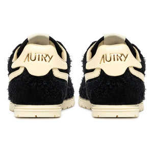 Autry – Windspin Low zweifarbige Sneaker aus Wildleder und Leder | Schwarz
